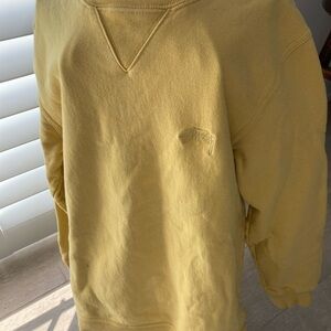 Stussy Men’s  Mustard Crewneck Sweater